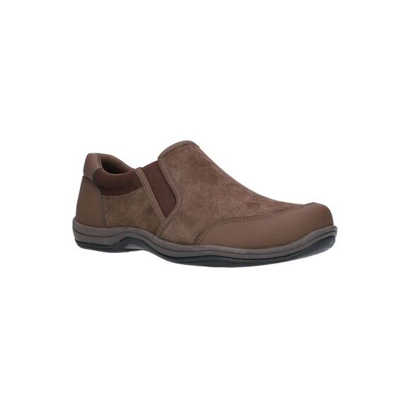 EASY STREET SPORT Shoes - EASY STREET SPORT Womens Brown Tw Infinity Leather Flats 5.5 N